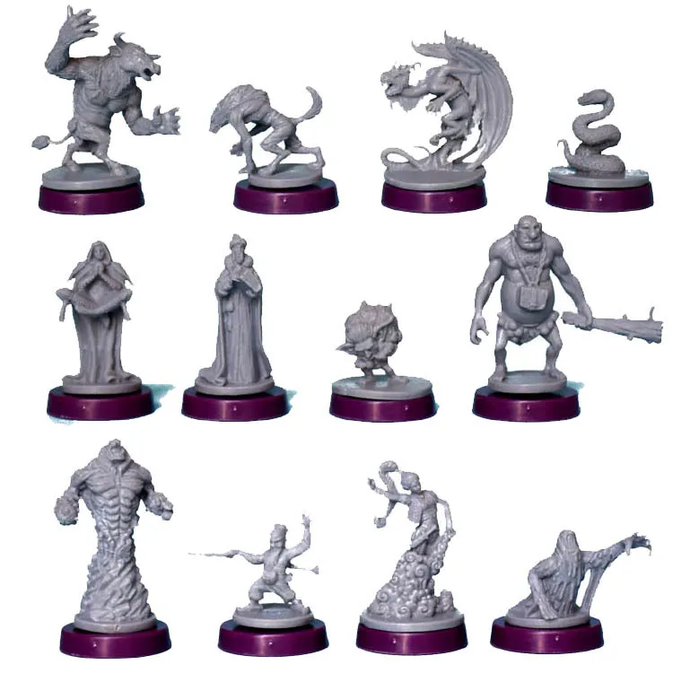 

Board Game Model Magic Character Mage Wiz-War Malefic Curses Bestial Forces