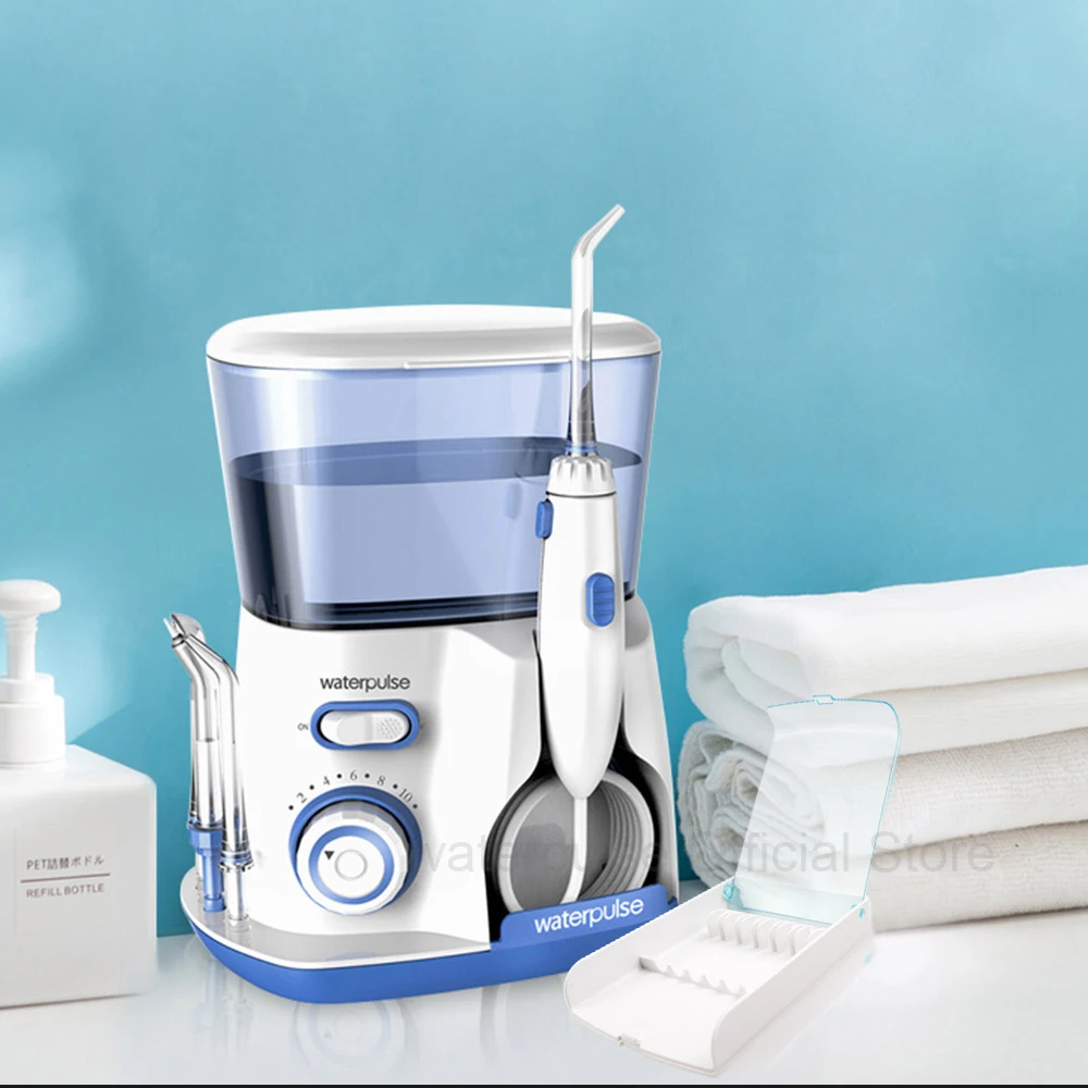 Waterpulse V300 Ирригатор для полости рта Вода Flosser Стоматологическая с 5 Jet советы и