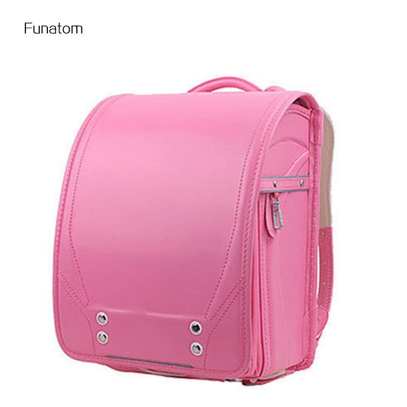 

Funatom Children's Backpacks For Girls School Bags For Kids Orthopedic Backpack Female Satchel High Quality Japanese Pu Love NEW