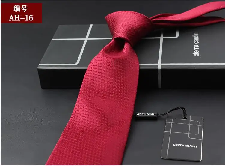 Мужская Подарочная коробка для отдыха 8 см красный галстук свадебный галстук в цветочек подарки для жениха 10 цветов