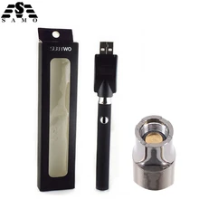 100 шт. SUBTWO батарея предварительного нагрева электронная сигарета vaper kit 350 мАч 510 кнопки батарейки с настраиваемым напряжением с ce3 наборы для парогенератора