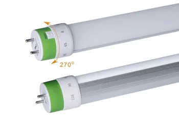 

high quality TUV / CE / SAA T8 LED Tube 18W 4ft 120cm 130lm/w AC100-277V 4ft T8 rotating led tube 5 years warranty