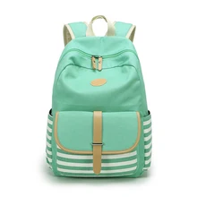 Leinwand Rucksack Striped Frauen Bagpack Jugendliche Rucksäcke Für Teenager Teen Mädchen Jugend Feminine Rucksack Mädchen Mochila Feminina