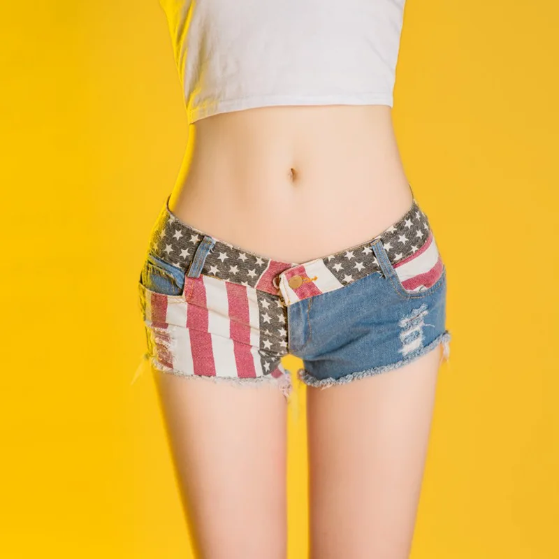 

summer Slim Washed Ripped soft and comfortable Short Mini Jeans Women Denim Sexy Shorts Low-waisted