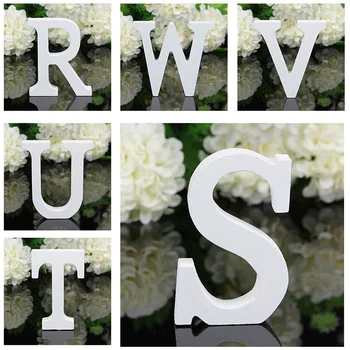 8x5x1 2cm New A Z Wooden Wood Letters Alphabet Word Free Standing Wedding Party Home Decoration