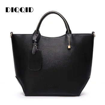

DIQQID PU Leather Handbags Casual Women Shoulder Bag Designers Ladies Hand Bags Simple Style Crossbody Messenger Bags sac a main