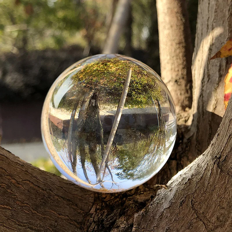 C&H Crystal Clear Crystal Ball, Glass Decorative Ball ,3 1/5" /80mm Art