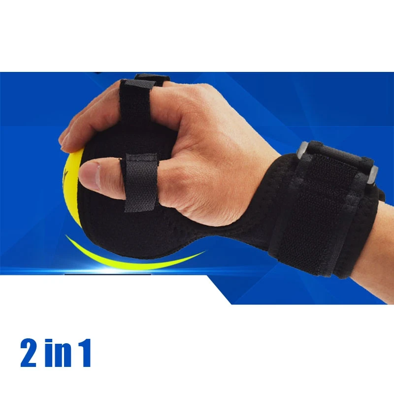 

2in1 Finger Device Training Equipment Finger Wrist Hand Orthosis With Ball Stroke Hemiplegia Rehabilitation Assist grasp