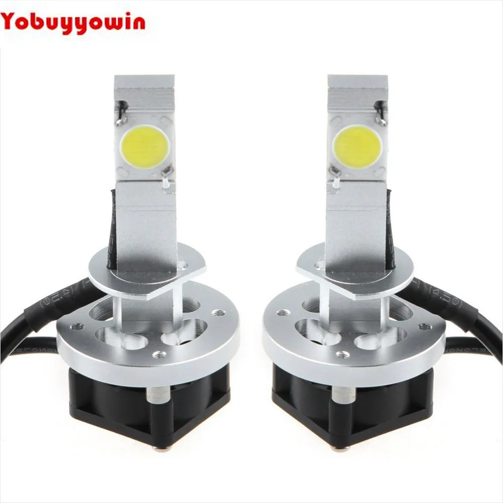 Free Shipping 2000LM 28W 6000K H1 COB LED Headlight Bulb H1 COB LED