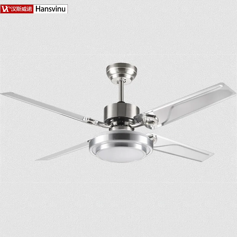 New Fashion Modern Quiet Ceiling Fans With Lights Diameter 120cm Lamp 18w Fan 70w Really No Voice In Ceiling Fans From Lights Lighting On