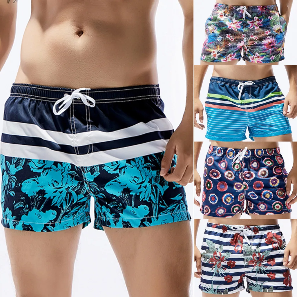 sexy men swim boxers Men's Shorts Swim Trunks Quick Dry Beach Surfing Running Swimming Watershort mens bathing trunks#XTN