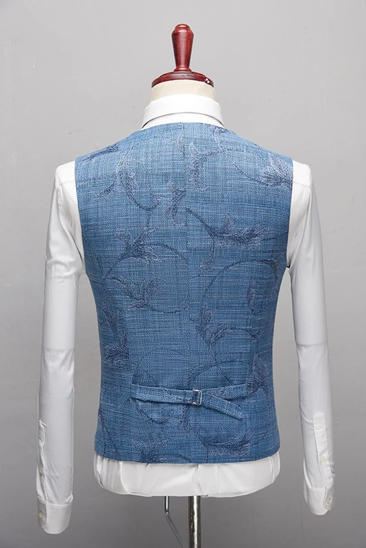 2020 Fashion High quality Mens Wedding suits Jacket Pants Formal Suits 3 Pieces Wedding Groom Tuxedos Prom Slim Fit Print suits