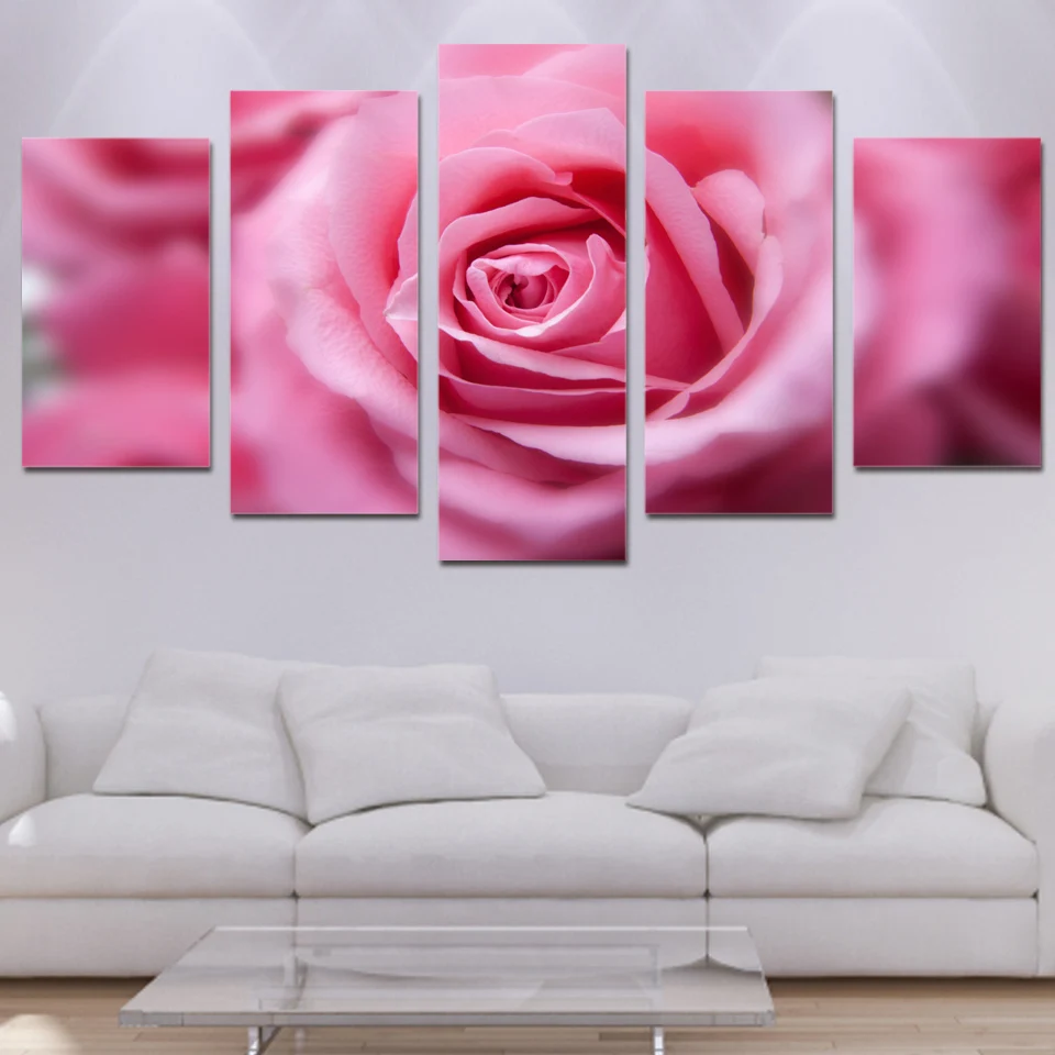 arte da parede da lona fotos quadro pintura moderna sala de casa modular florescendo rosas flor - Flor Decor arte da parede da lona fotos quadro pintura moderna sala de casa modular florescendo rosas flor - Flor Decor