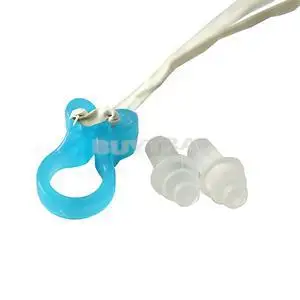 Soft Silicone Nasal Splint Swimming Nose Clip Mushroom Waterproof Earplug Set Swimming Pool Accessories