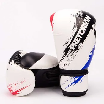 

10/12OZ Stylish Men MMA Sparring Muay Thai Boxing Gloves Grappling Sanda Wushu Martial Arts Combat Mitts 2018 DDO