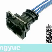 Longyue 10 шт. 3 way Junior мощность разъем и loom полюс сенсор plug Три булавки для vw 6"