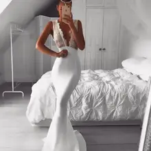 Женское роскошное сексуальное Белое длинное Бандажное платье с v-образным вырезом, трикотажное эластичное дизайнерское вечерние платье