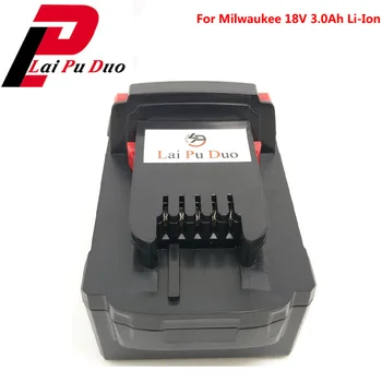 

Replacement for Milwaukee M18 3000mAh Spare 18V Lithium Ion Rechargeable Power Tool Battery XC 48-11-1828 M18B2 C18B