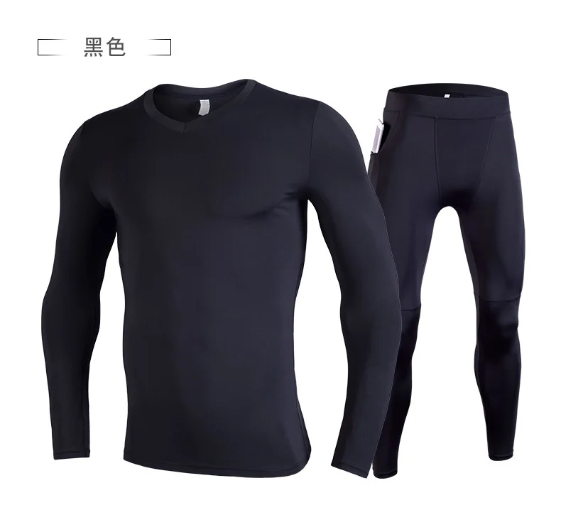 MMA Kit rashguard Male Man Compression Sports Suit Quick drying Perspiration Fitness Training Sportswear Jogging Running Clothes (22)