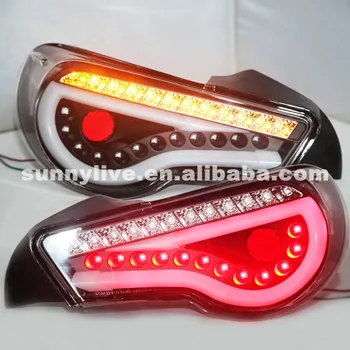 

For TOYOTA GT86 FT86 LED Strip Tail Back Lamp 2013-2014 year Black Housing Clear Cover SN