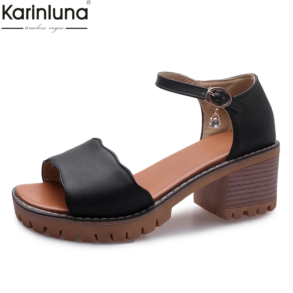 

Hot Sale leisure big size 43 Dropship Summer Shoes Woman Sandals Female chunky Heels Platform Sandals Woman Shoes Women 2019