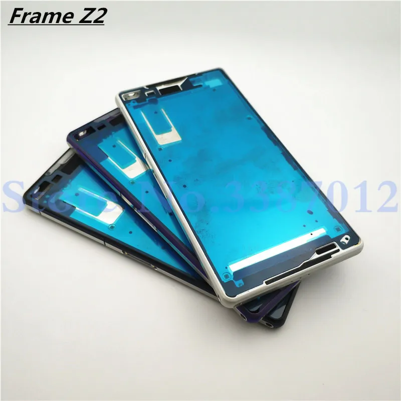 Bezel Replacement Front Middle Frame For Sony Xperia Z2 L50w D6503 D6502 Housing Plate Chassis | Мобильные телефоны и