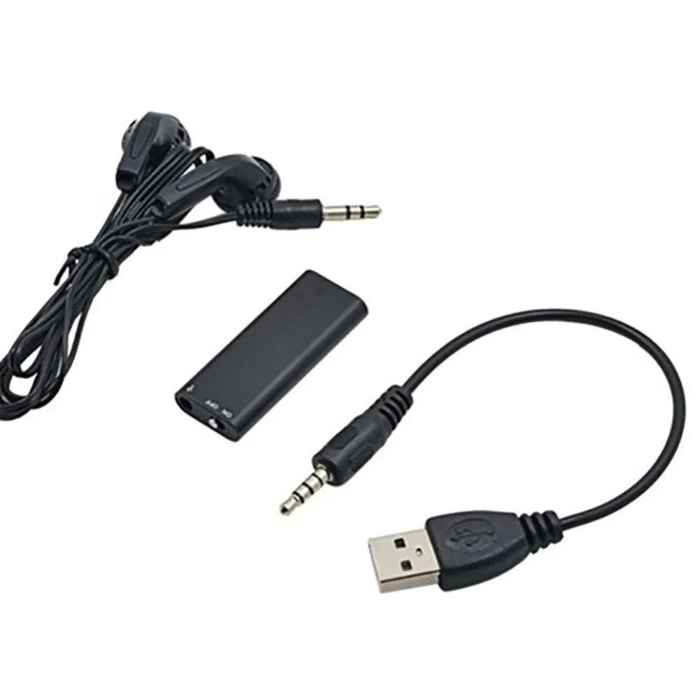Мини цифровой Аудио Диктофон стерео MP3 музыкальный плеер 3 в 1 4 ГБ/8 ГБ/16 ГБ памяти USB флэш-диск