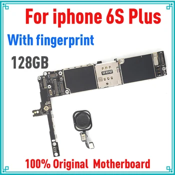 

128gb Black for iphone 6s plus Motherboard with Touch ID,100% Original unlocked for iphone 6s Plus Logic boards,Free Shipping