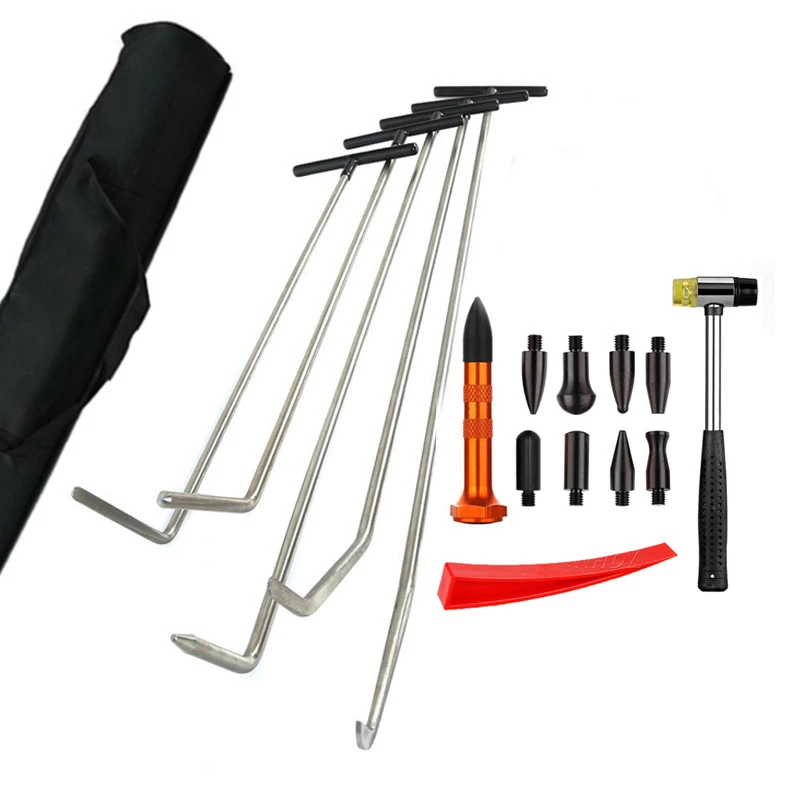 

WEYHAA PDR Tools 5pc A PDR Rod Hooks Paintless Dent Repair Tools For Car Household Hand Set Tool Kit Car Dent Removal Set