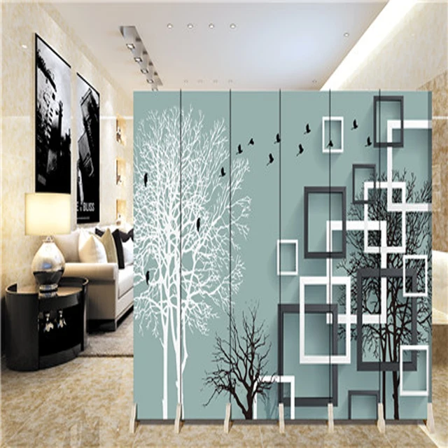 180 40cm 6pcs Hanging Screen Wall Decoration Hangings Room Divider 180 40cm 6pcs Hanging Screen Wall Decoration Hangings Room Divider Parion Biombo Wood