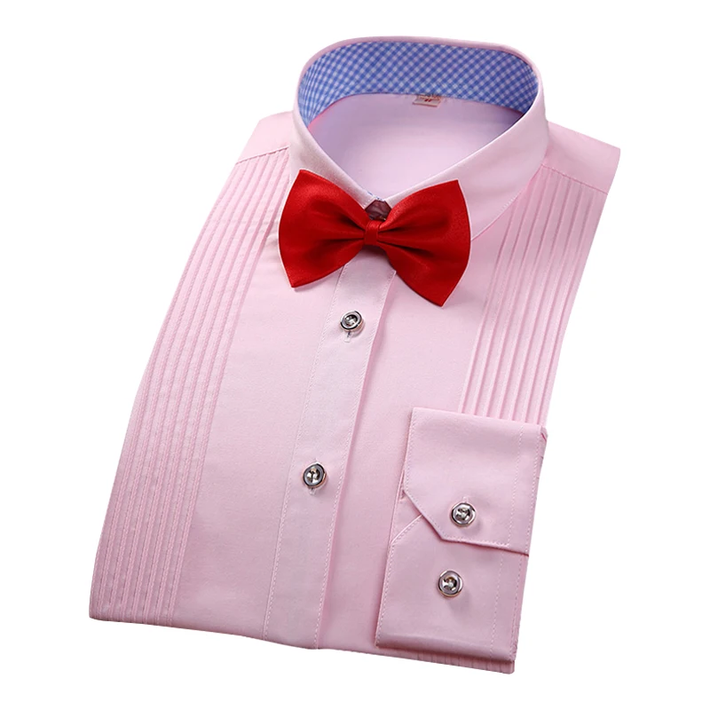 DAVYDAISY جديد الرجال سهرة قميص أبيض بأكمام طويلة قميص الزفاف حزب قمصان رجالية ماركة الملابس الذكور قميص 8 ألوان DS149 DAVYDAISY جديد الرجال سهرة قميص أبيض بأكمام طويلة قميص الزفاف حزب قمصان رجالية ماركة الملابس الذكور قميص 8 ألوان DS149