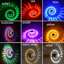 3W современный стиль светодиодный энергосберегающие алюминиевые настенные лампы для вечерние KTV бар светильник фоновые светильники Хэллоуин Рождество D35