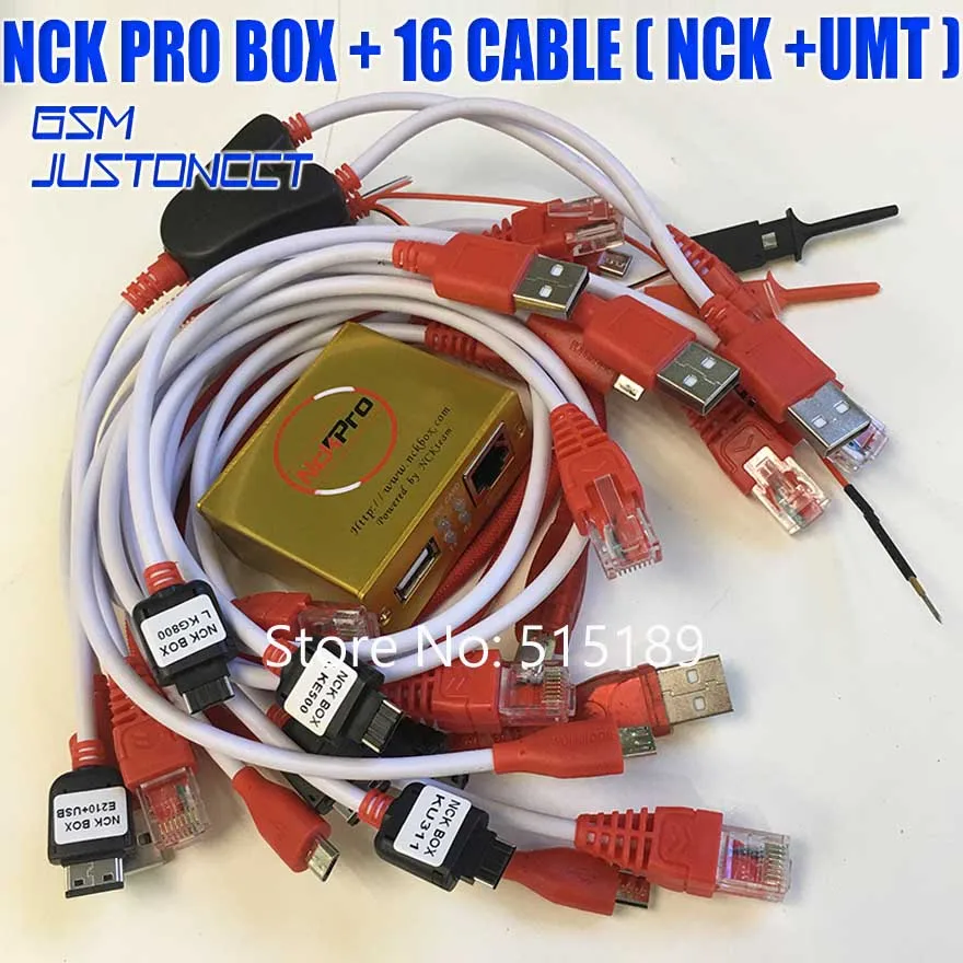 Оригинальный NCK PRO BOX/NCK Pro 2 box/nck pro box (поддержка NCK + UMT 2 в 1) новое обновление для huawei + 15 кабелей + бесплатная доставка