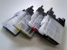 1 компл. Многоразового картридж LC12 LC17 LC71 LC73 LC75 LC77 LC79 LC400 LC450 LC1220 LC1240 LC1280 для Brother