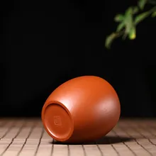 1 шт. 70 мл Исин руды фиолетовый песок чай маленькая чашка ручной работы чайная церемония с красный халат чай круглый чашки