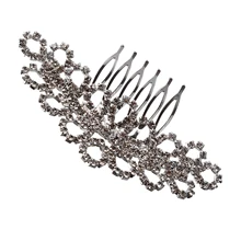 Стразы, кольца, посеребренные волосы, заглушка, гребень для волос, аксессуары для волос, новинка