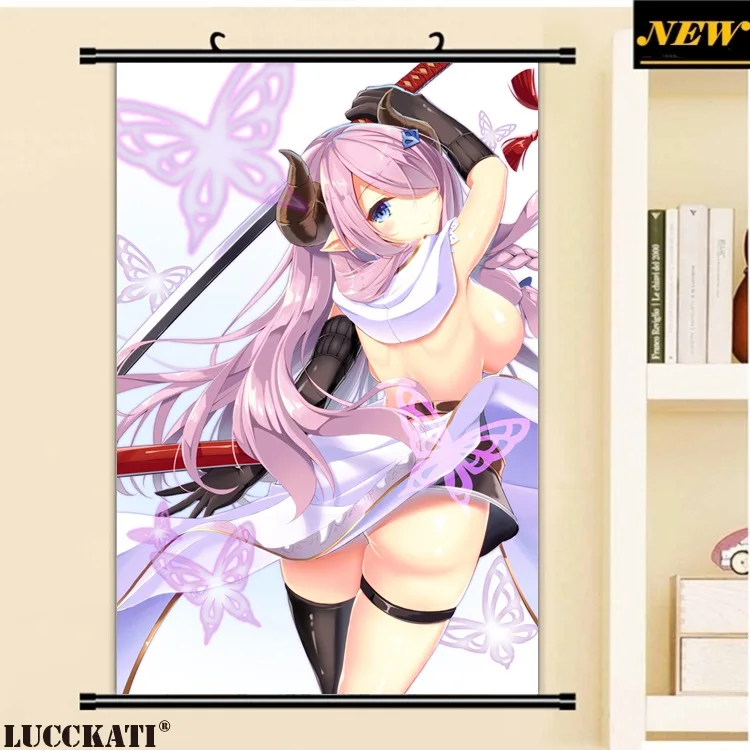 

40X60CM Cygames Granblue Fantasy Games cameltoe sexy loli lolita cartoon anime wall picture mural scroll canvas painting poster