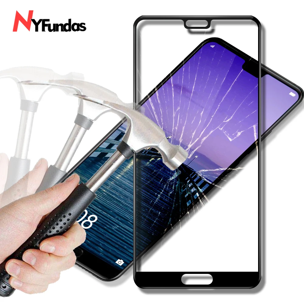 

NYFundas 5D Full Cover Tempered Glass For Huawei P20 Lite honor 10 P9 P8 lite 2017 For Huawei P20 Pro P20 P 20 Screen Protector