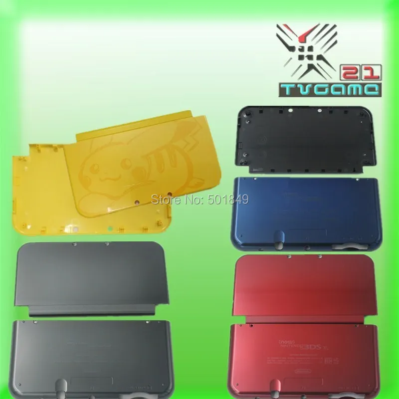 Верхний и нижний чехол для нового корпуса 3DS XL Доступно 4 цвета