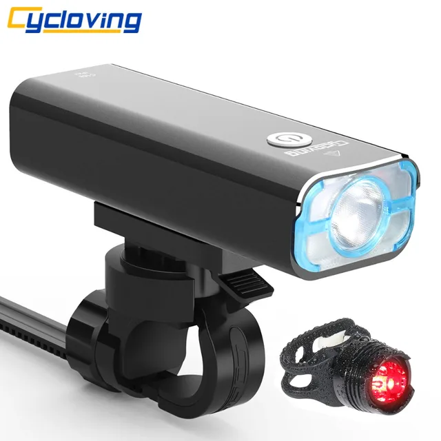 Special Price Cycloving Led Bike light Bicycle lights Floodlight 85degree Rechargeable waterproof 1200lumens 5modes Cycle MTB bike accessories