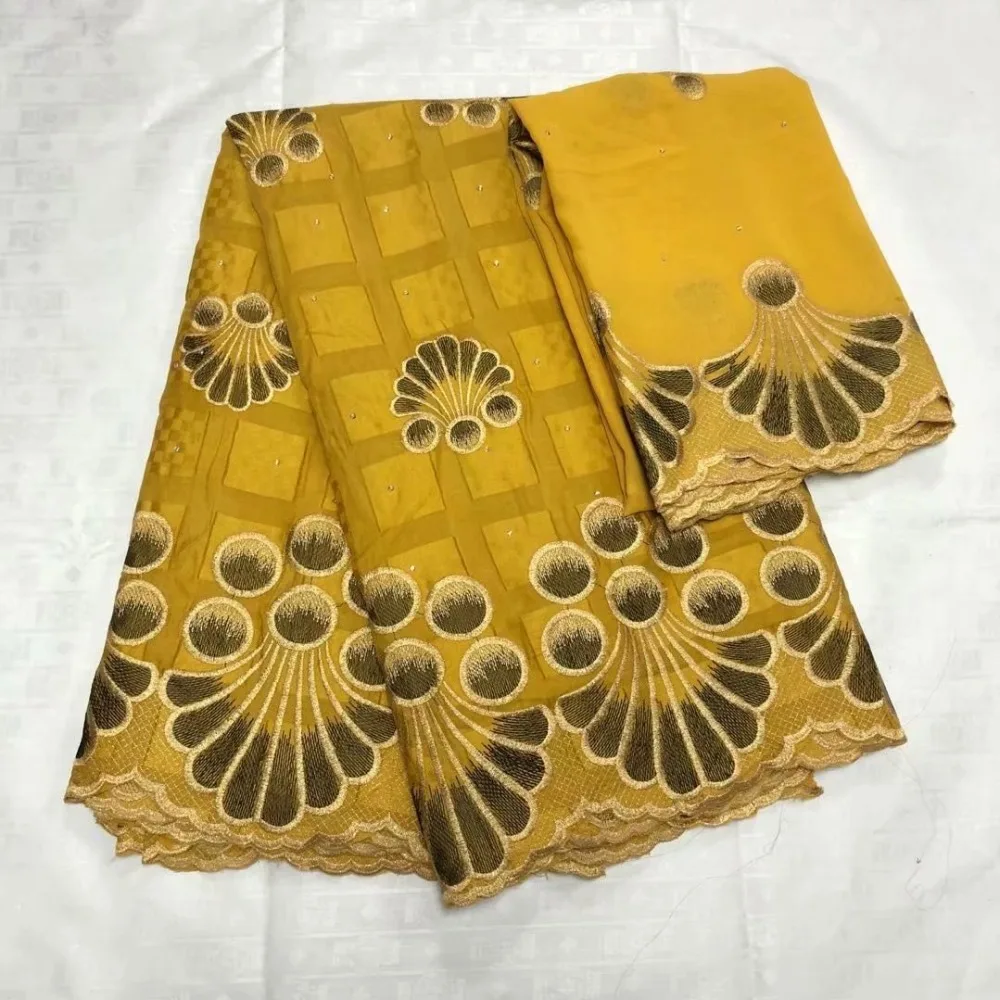 Buy top quality square dubai cotton fabric embroidered