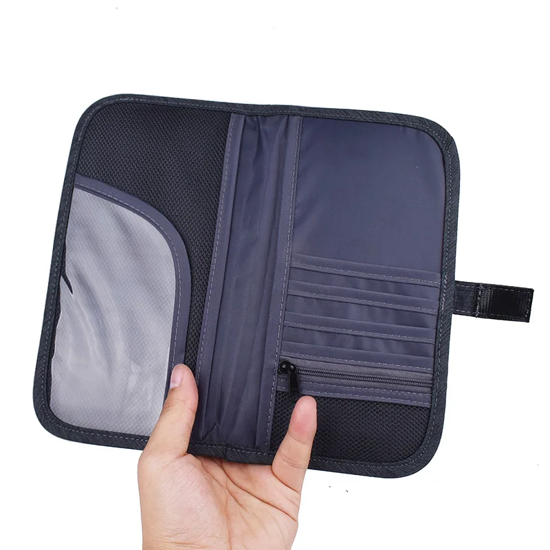 Портативный дорожный RFID блокирующий Держатель для паспорта кошельки для женщин Ультралегкая Сумка для документов держатель для кредитных карт Органайзер сумка BGM607