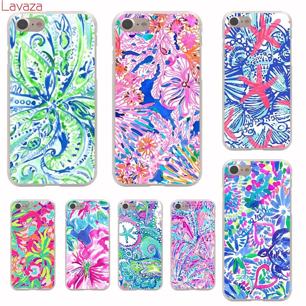 Lavaza Lilly Pulitzer Summer flower Hard Phone Case for iPhone XS Max