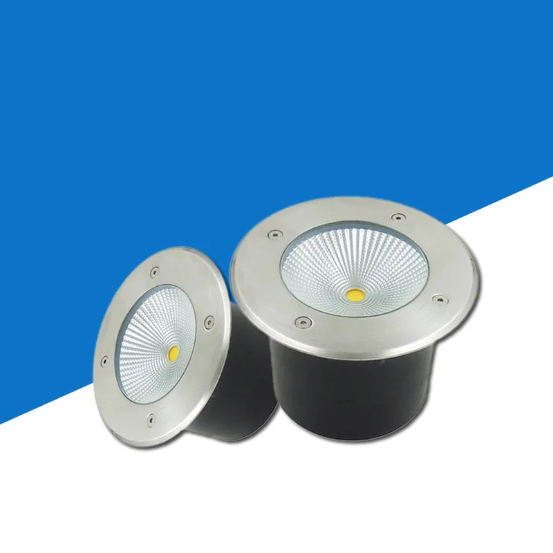 High Power 20W 25W COB LED Underground Lamps LED Recessed Floor Buried Lights AC85-265V/DC12V Outdoor Waterproof Lighting