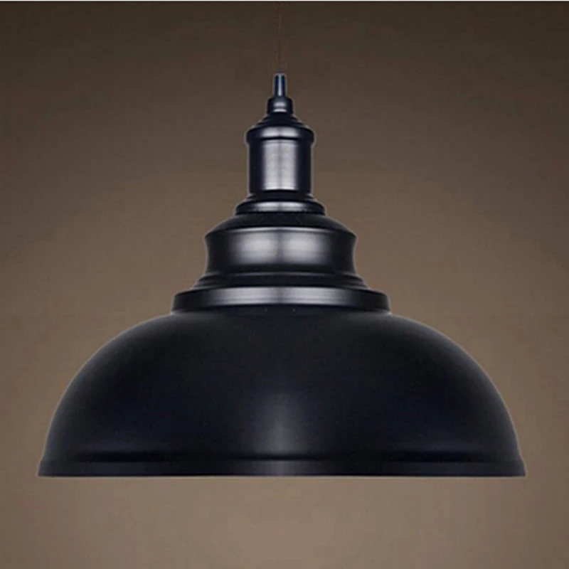 Металлический E27 ламповый светильник винтажный промышленный подвесной античный Лофт потолочный светильник металлический абажур для дома для отеля для бара офиса