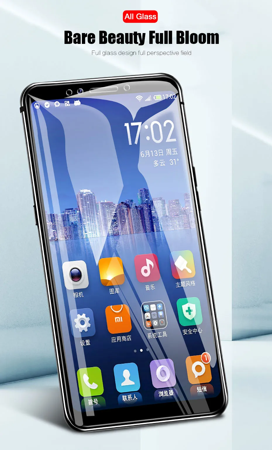 MOUSEMI 9H Glass For Xiaomi Redmi 4x Note 4x Global 5D Full Glued Glass Screen Protector Protective Glass On For Xiaomi Redmi 4x (2)