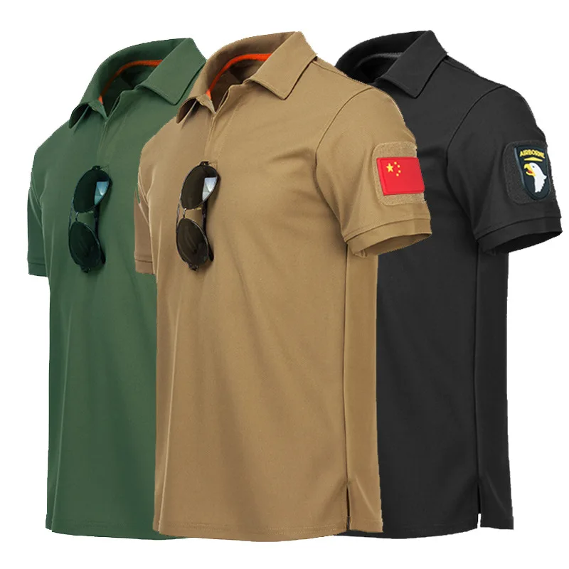 

Men Short-sleeved T-shirt Special Forces T-shirt Loose Large Size Tactical Stretch Military Enthusiasts Military Training TShirt