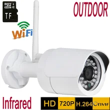 Ip camera Wifi HD 720P Support 64G SD Network Cameras Wireless Outdoor Surveillance Infrared Home security system Ip webcam cam