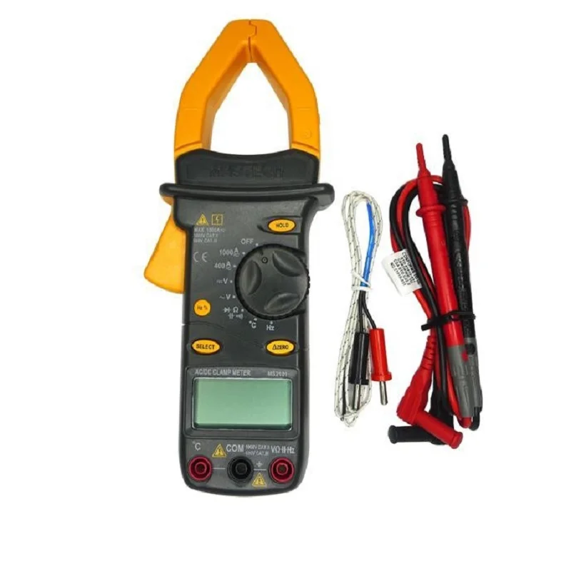 

MS2101 High Precision 1000A AC/DC Digital Clamp Meter Multimeter Digital Display Capacitance Frequency Temperature