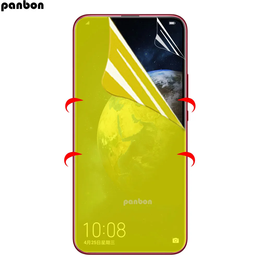 

Hydrogel For Huawei Honor View 20 V20 Nova 4 nova4 TPU Front Full Cover Screen Protector Transparent Protective Film+Clean Tool
